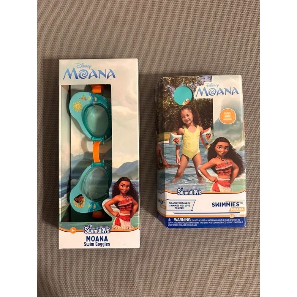 Swimways Disney Moana Goggles & Swimmies Arm Band Floats